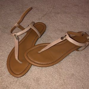 Nude sandals